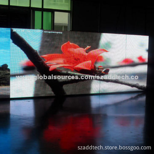 P10 Outdoor RGB LED Display Screen, Black Powder-coated Steel Material
